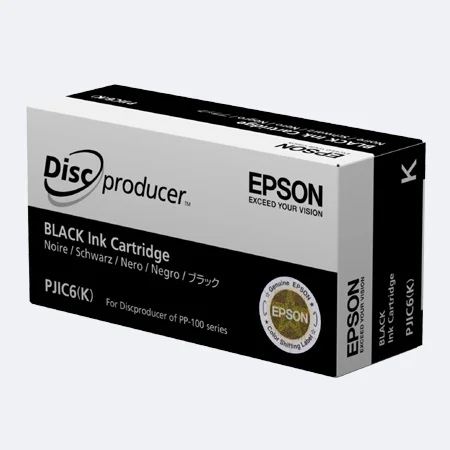 Epson pjic6 pjic7 Zwart - pjic6 pjic7 zwart inkt cartridge C13S020693 / C13S020452 epson discproducer robots