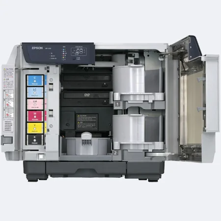 Discproducer PP-100III - pp100III epson discproducer robot duplicator inkjet disk printer
